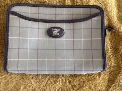 Vintage org. Burberry Brown Plaid Nova  Check Canvas