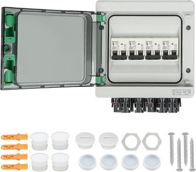 Solar Anschlusskasten Überspannungsschutz PV 1-2-3-4 Strings DC 1000v Solarpanel