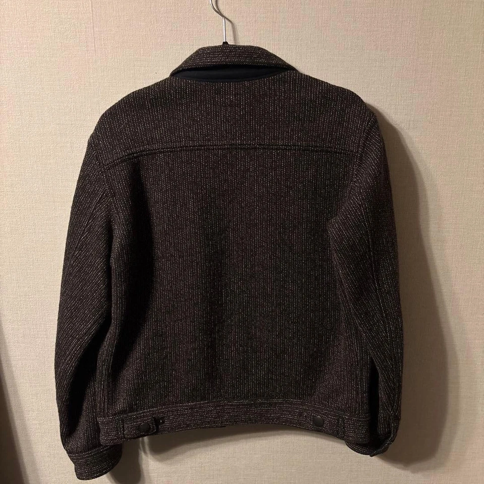 Chaqueta gris oscuro mezcla lana, hombre talla S Foto 2 de 4