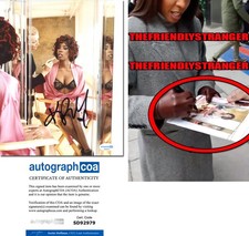 Kelly Rowland signed 8x10 Photo EXACT PROOF b SEXY BRA Destiny's Child ACOA COA