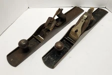 Lot Of 2 Stanley Bailey No. 7 Smooth Bottom Hand / Jointer Planes -Single Patent