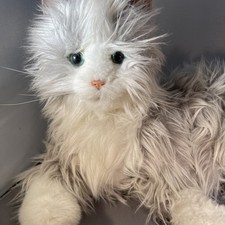 Ageless Innovation Joy For All Companion Pets Grey White Cat Interactive Working