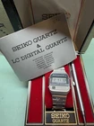 Seiko C359-5010 Calculator Alarm FULL SET Box Manual Pen Clean LCD Vintage