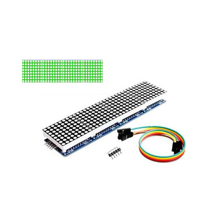 4in1 Modul MAX7219 LED-Matrix 8x8 GRÜN Matrix 256 LED Dot Matrix
