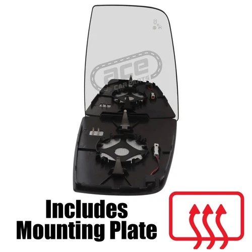 Blind Spot Indicator Wing Mirror Glass Ford Transit Mk8 2019-2025 Drivers Side