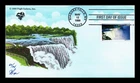 US COVER NIAGARA FALLS NEW YORK AIR MAIL FIRST DAY ISSUE PUGH HAND PAINTED