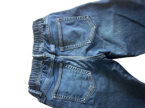 Gap Denim Boys L Denim Jeans Stretch Slim Cotton Blend Tie Waist Comfort Classic - Picture 2 of 6