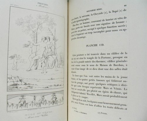 1875 Herculanum et Pompeii Illustrated Plates 8 vol set FINE LEATHER BINDINGS - Imagen 17 de 23
