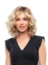 Julianne Wig by Jon Renau, All Colors, Wavy/Curly Medium Hand Tied Wig