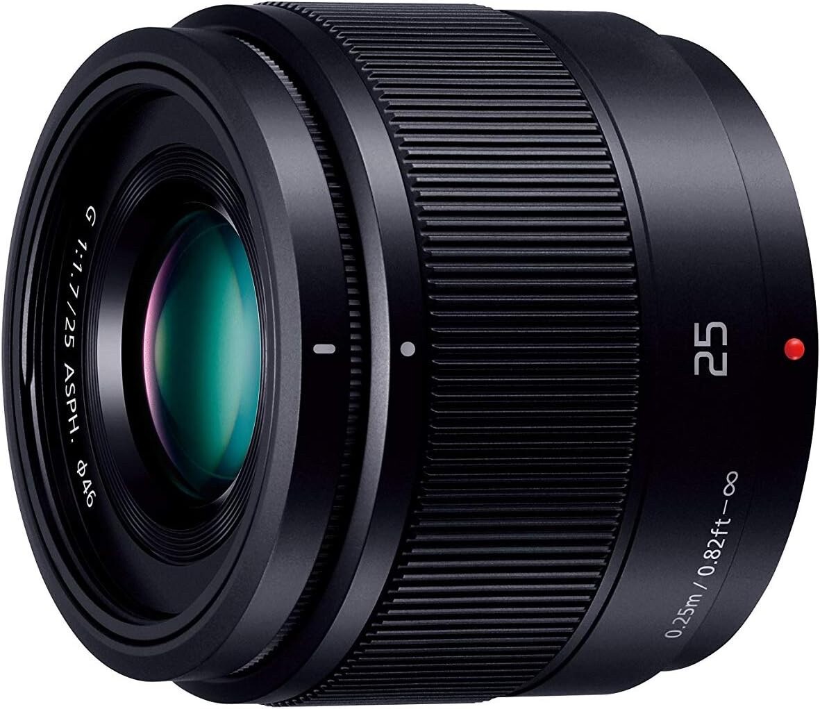 NEAR MINT] PANASONIC LUMIX G 25mm/ F1.7 ASPH. Black from