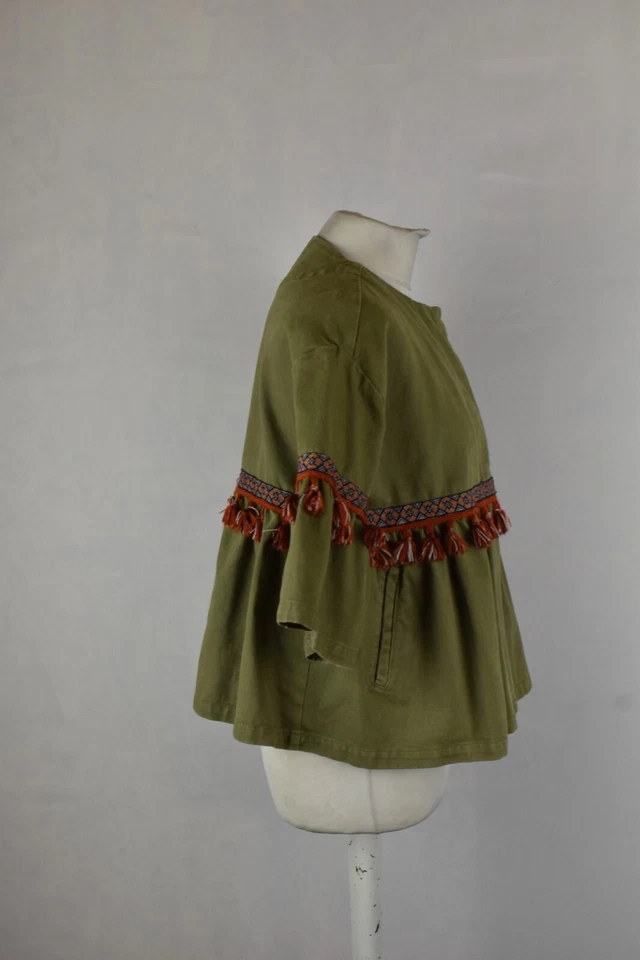 ZARA BASIC Green Jacket size S Womens - Image 2 of 4