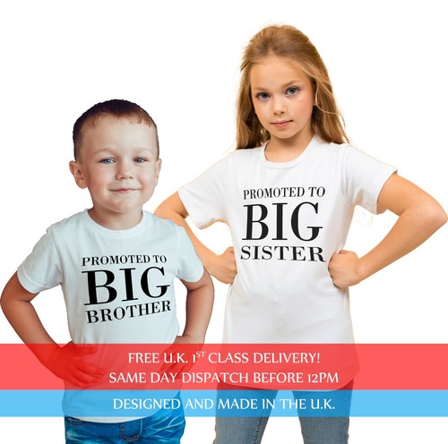 Big Brother Boy's T-Shirt Announcement 