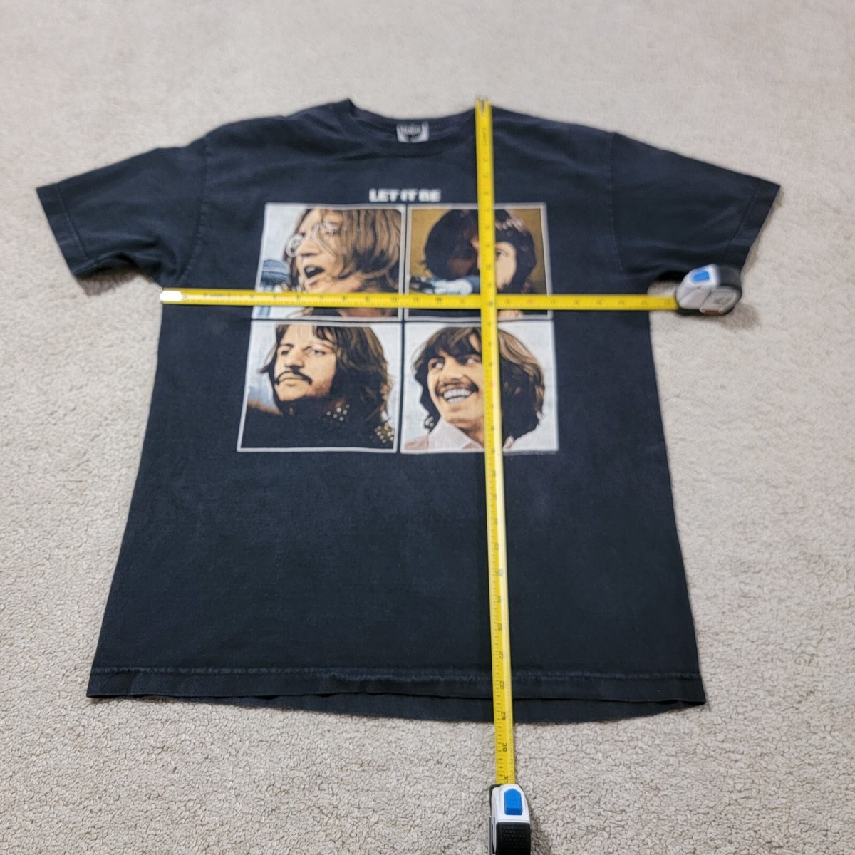 デッドストック The Beatles LET IT BE Tシャツ Y2K Vintage The Beatles Y2K 2005 T Shirt Let It Be Size Large