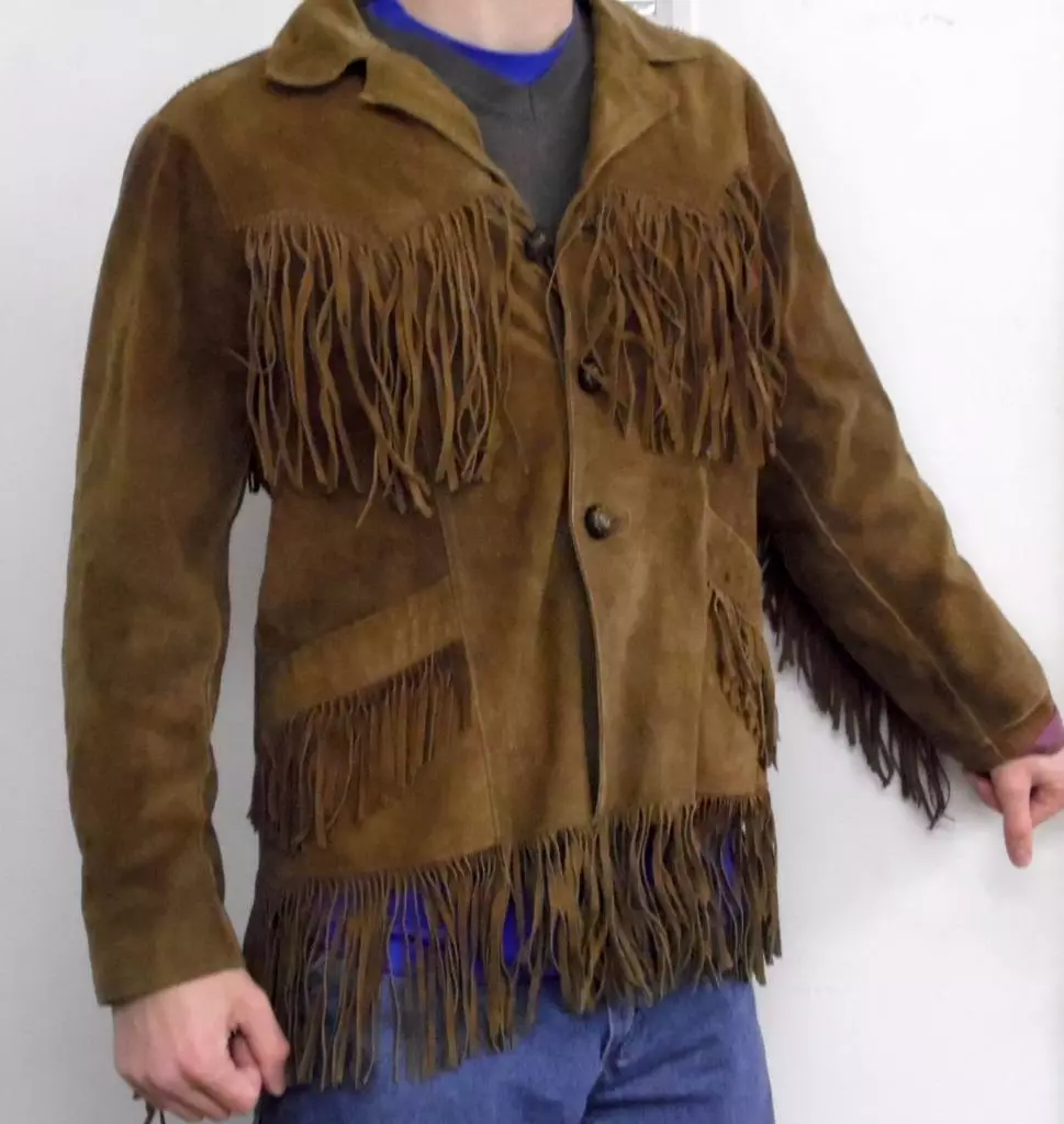 Veste a frange vintage outlet