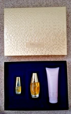 VINTAGE ESTEE LAUDER BEAUTIFUL TO GO 3 PIECE GIFT SET TWO PERFUMES & BODY LOTION
