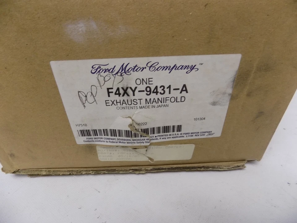 Nuevo colector de escape lado izquierdo Mercury Villager 1994-1998 OEM F4XY9431A Foto 3 de 3