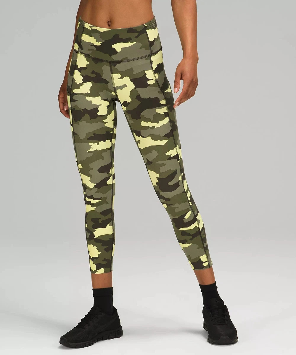 Lululemon camouflage leggings, Women's Fashion, Activewear on