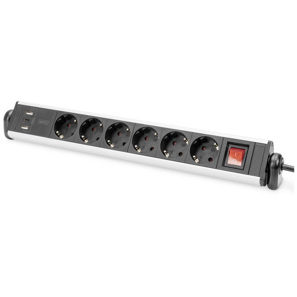 Digitus DA-70624 Multipresa Nero Spina Euro 1 pz.