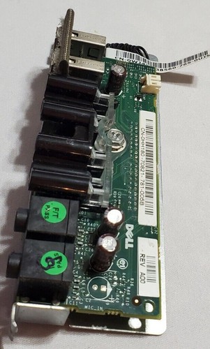 Dell Dimension 9200 Front USB, Audio, LED, Power Switch IO Panel CN-0HH180-70821 - Picture 2 of 9