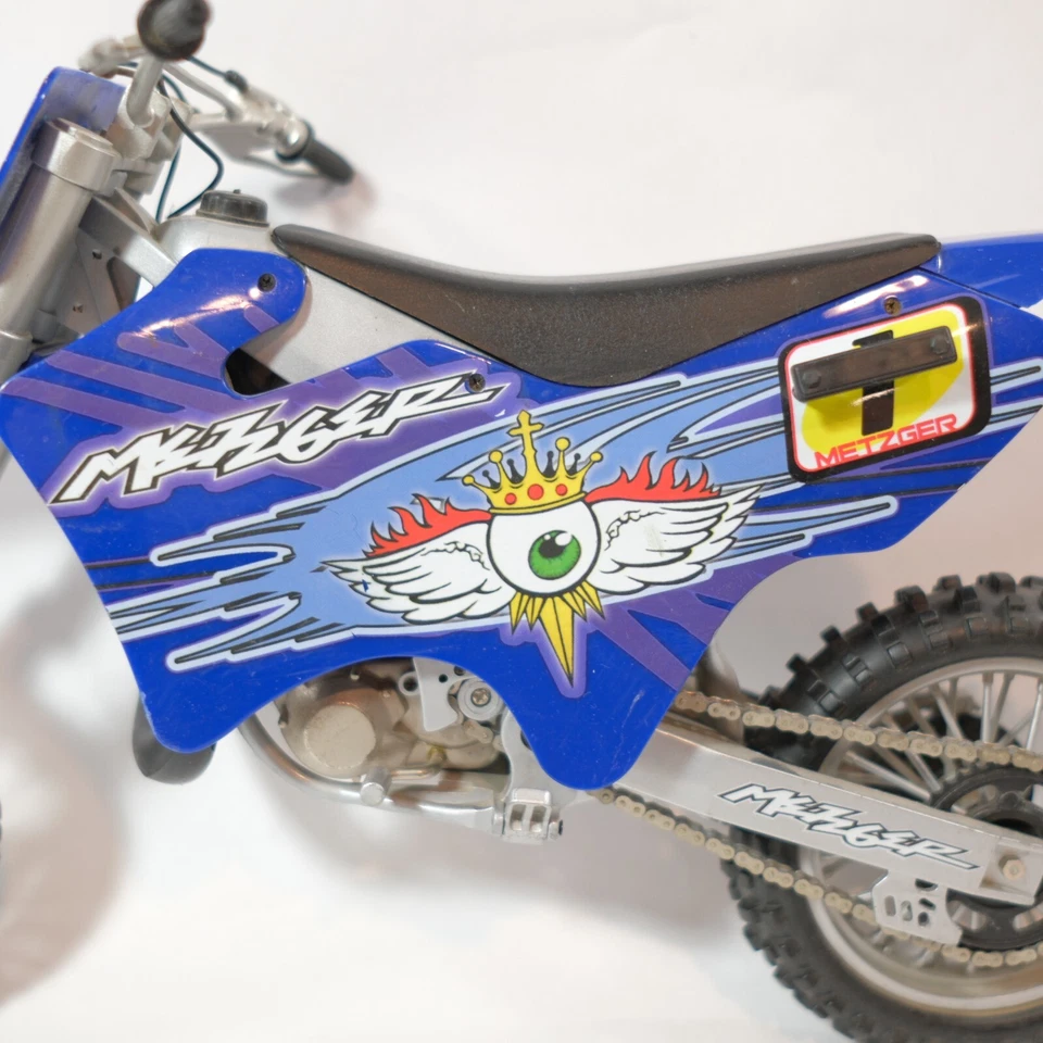 1:6 Scale Toy Zone Race Die Cast Mike Metzger Bike RARE - Image 4 of 4