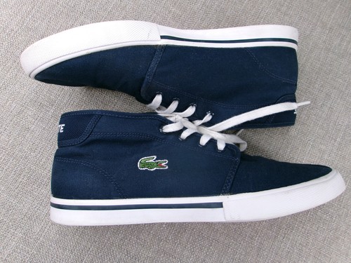 lacoste womens sneakers ampthill LCR2 Navy Blue Sz 8 - Picture 6 of 9