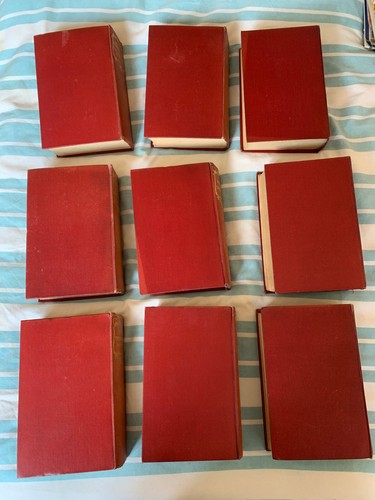 Charles Dickens Buchsammlung Vintage 1930er Jahre rot gehardcover, Midhurst GU29 - Bild 12 von 20