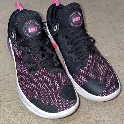 Nike Joyride Run Sz 11 Men Black Pink Running Shoes AQ2730