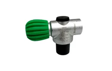 BLUE STEEL WP 232BAR 3/4 INLINE RE- BREATHER VALVE GREEN HANDLE