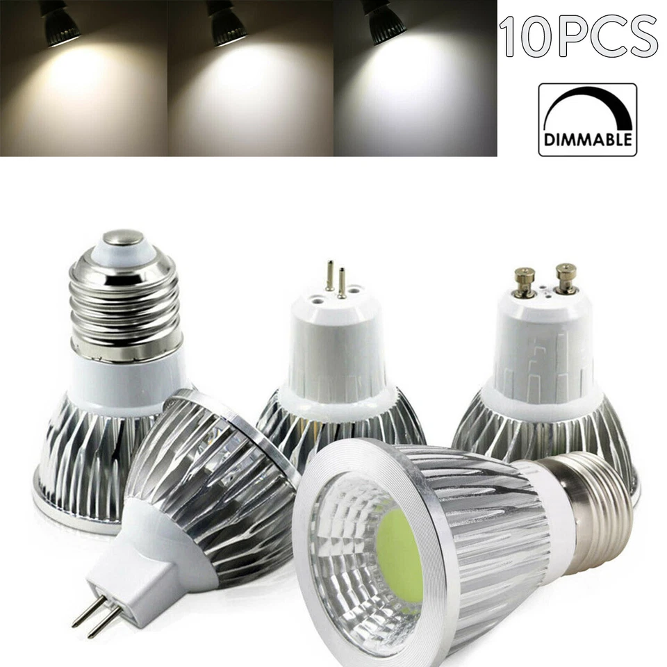 Dc24v LED COB-Spotlight-Glühbirne kühles warmes neutrales Weiß E27 Gu10 MR16 E14 - Bild 1 von 4