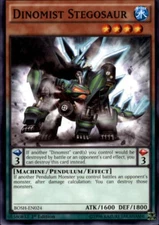 2016 Yu-Gi-Oh Breakers of Shadow #BOSHEN024 Dinomist Stegosaur C