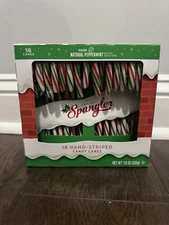 Spangler 18 Candy Canes Green And Red