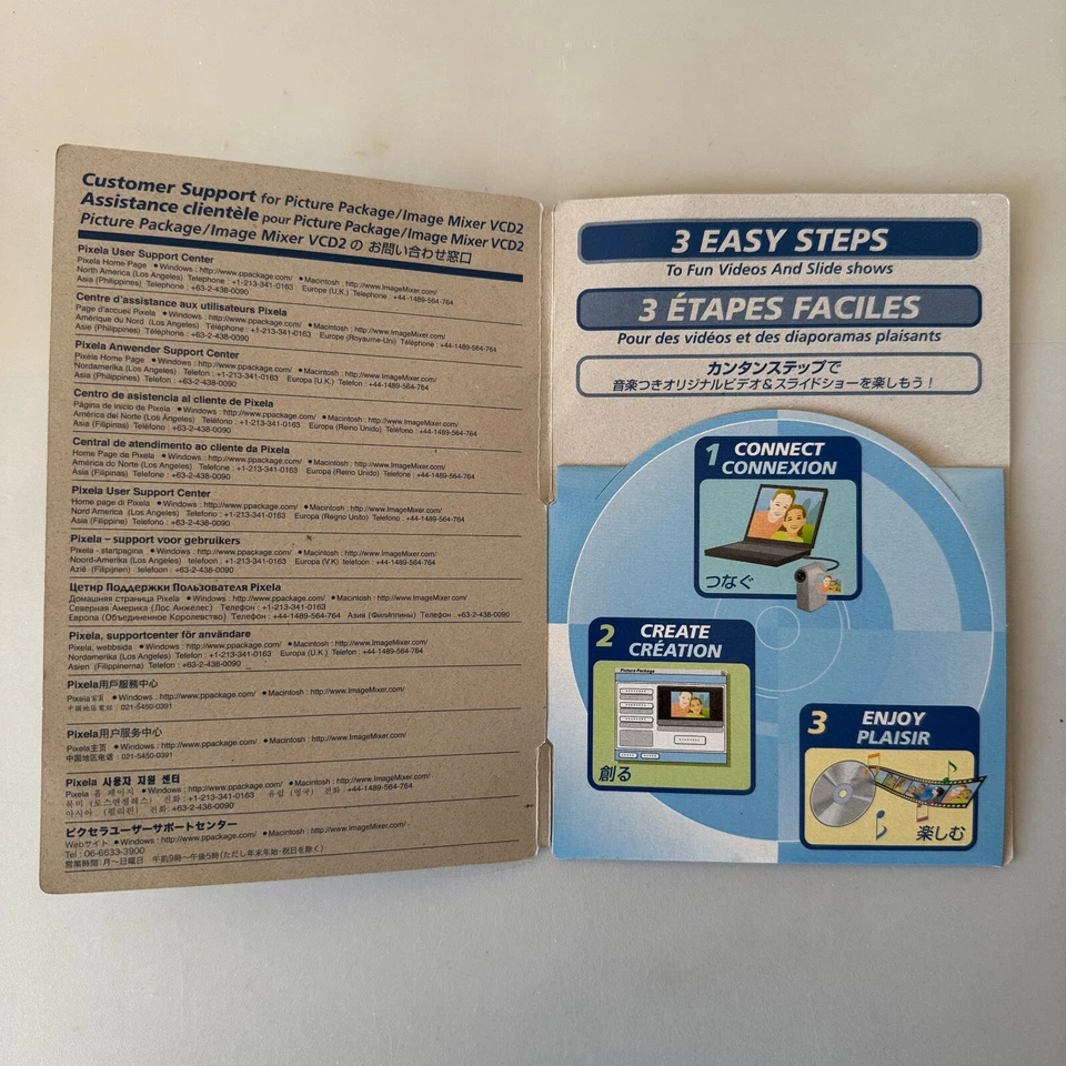 SONY Picture Package v1.5 HandyCam PC CD SPVD-012.1 USB Driver Windows 98/XP OSX - Image 2 of 4