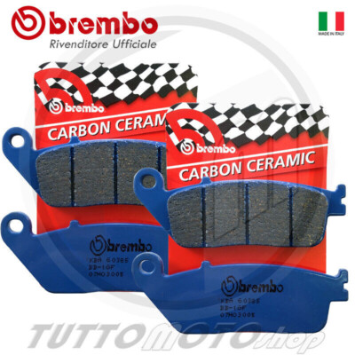 Pastiglie Freno In Fibra Di Carbonio LE LEFOSSI Per Kawasaki KLE650 Versys E Ninja 650 (2016-2021) - Set Da 3 Paia