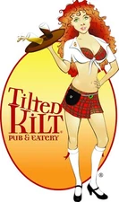 Tilted Kilt Pub Iron On Transfer For T-Shirt & Other Light Color Fabrics #1