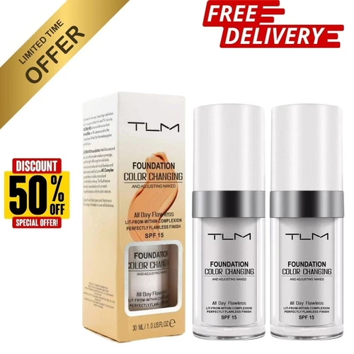 2X TLM Pro Classic Colour Changing Foundation Magic Flawless Concealer Makeup
