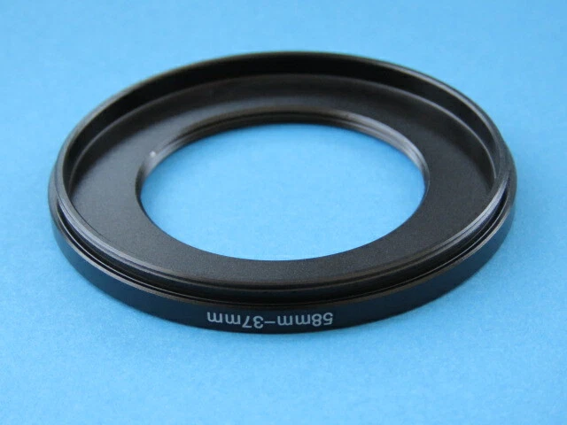 58mm to 37mm Stepping Step Down Ring Camera Lens Filter Adapter Ring 58-37mm - Image 2 of 2