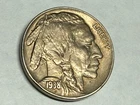 1938-D Indian Head BUFFALO NICKEL. Pretty choice AU-UNC slider. #q4