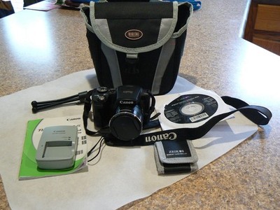 Canon PowerShot SX500 IS 16.0MP Digital Camera - Black for sale