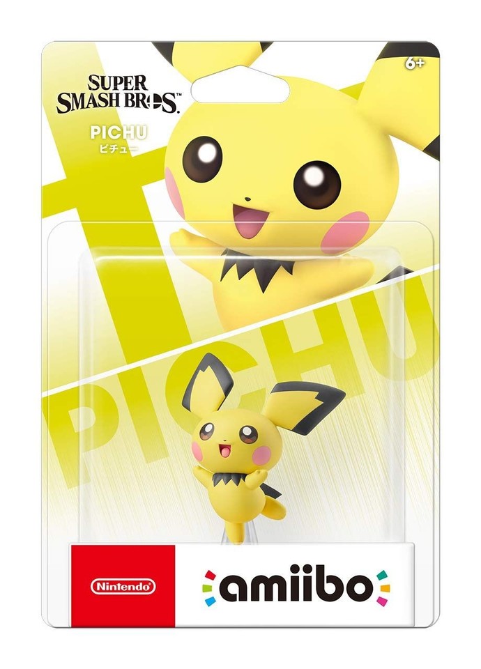 Nintendo Amiibo Pichu Super Smash Bros Figure NVL-C-AADC New | eBay ...