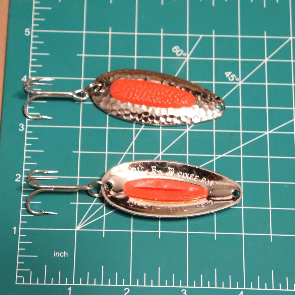 UN Lote de 2 Señuelos Cuchara de Pesca Zorro Azul 7/8oz 01-40 2-1/2" Parece Sin Usar Foto 2 de 2