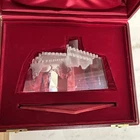 Steuben Art Glass Castle Of Dreams Sculpture BROKEN