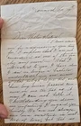 19th Century letter - November 19