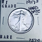1917 S LIBERTY WALKING SILVER HALF DOLLAR HI GRADE U.S. MINT RARE COIN 7570