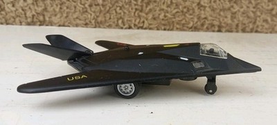 USAF STEALTH AIRCRAFT Lockheed F-117 Nighthawk Pull Back & Go 6'' Jet PLEASE READ