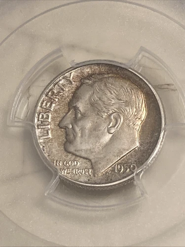 1950 Proof Roosevelt Dime, PCGS PR65 Nice Color, Free shipping