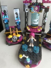 Lego 41105 FRIENDS Pop Star Show Stage + Lego 30205 99% COMPLETE + Instructions!