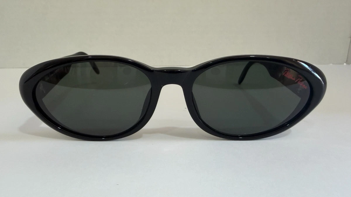 Vintage Paloma Picasso Oversized Black Sunglasses Austria Designer Paloma Picasso 3728 40 Vintage Sunglasses – Ed & Sarna  main image 3