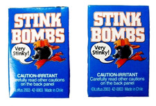Stink Bombs Glass Viles Smells Bad Rotten Egg Fart Joke Gag Gift Trick Prank 6Pk