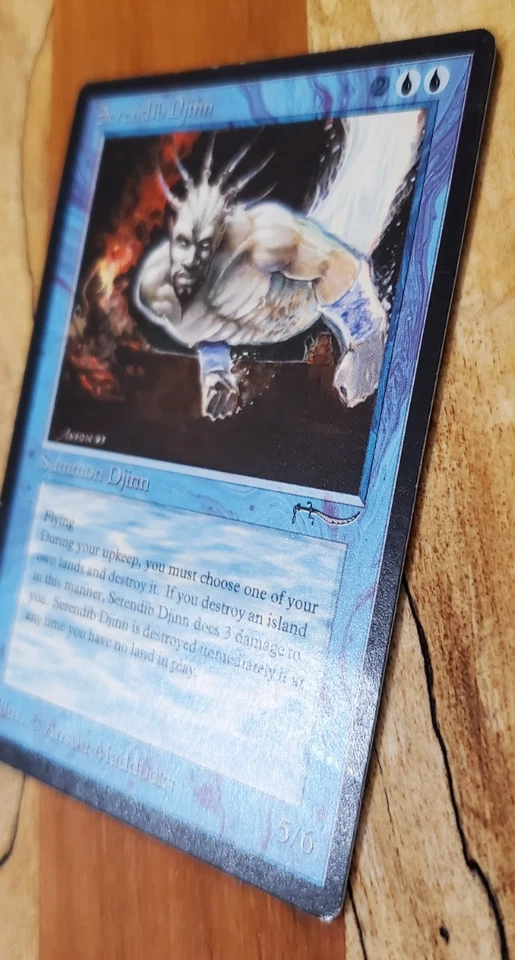MTG Serendib Djinn Arabian Nights Magic the Gathering MP - Image 2 of 4
