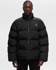 Jordan ESSENTIALS PUFFER WINTER JACKET BLACK MEN´S Size LT FB7331-010